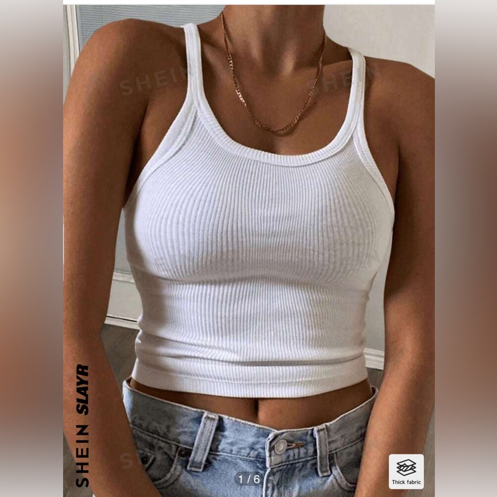 Brand New Basic White Tank